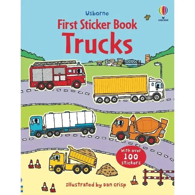 First Sticker Book Trucks Harper Collins Childrens Lil Tulips