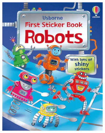 First Sticker Books Robots
