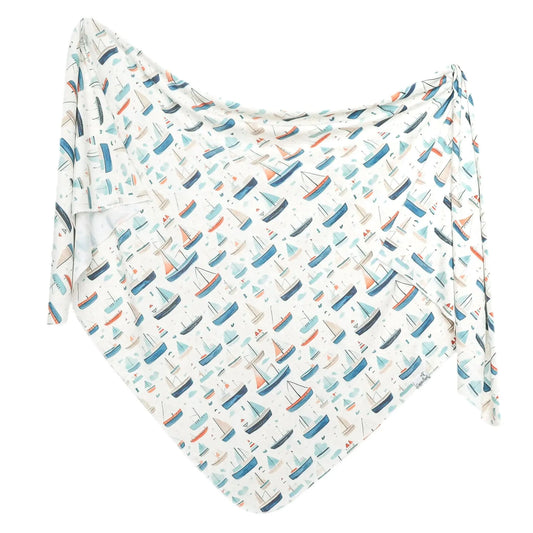 Fischer Knit Swaddle Blanket Copper Pearl Lil Tulips
