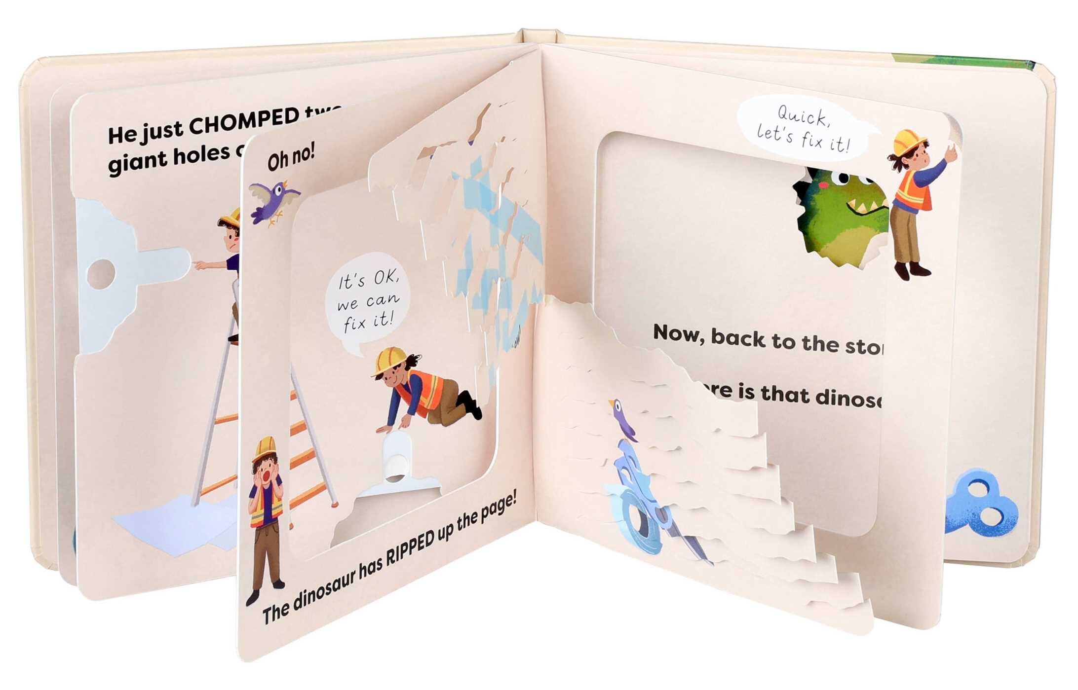 Fix This Book: A Dinosaur Broke It! - Board Book Simon & Schuster Lil Tulips