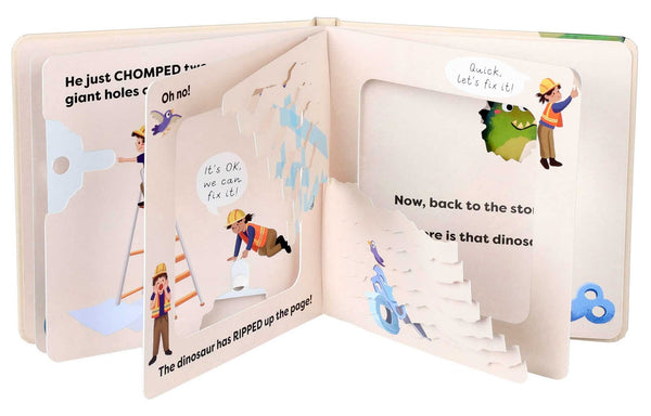Fix This Book: A Dinosaur Broke It! - Board Book Simon & Schuster Lil Tulips