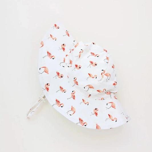Flamingo Sunhat UPF 50+ Huggalugs Baby & Toddler Clothing Lil Tulips