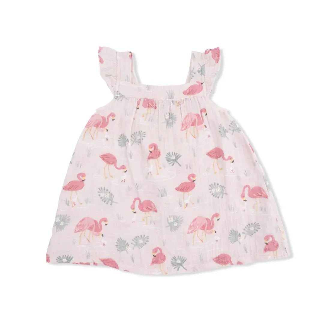 Flamingos - Sundress & Bloomer Angel Dear Lil Tulips