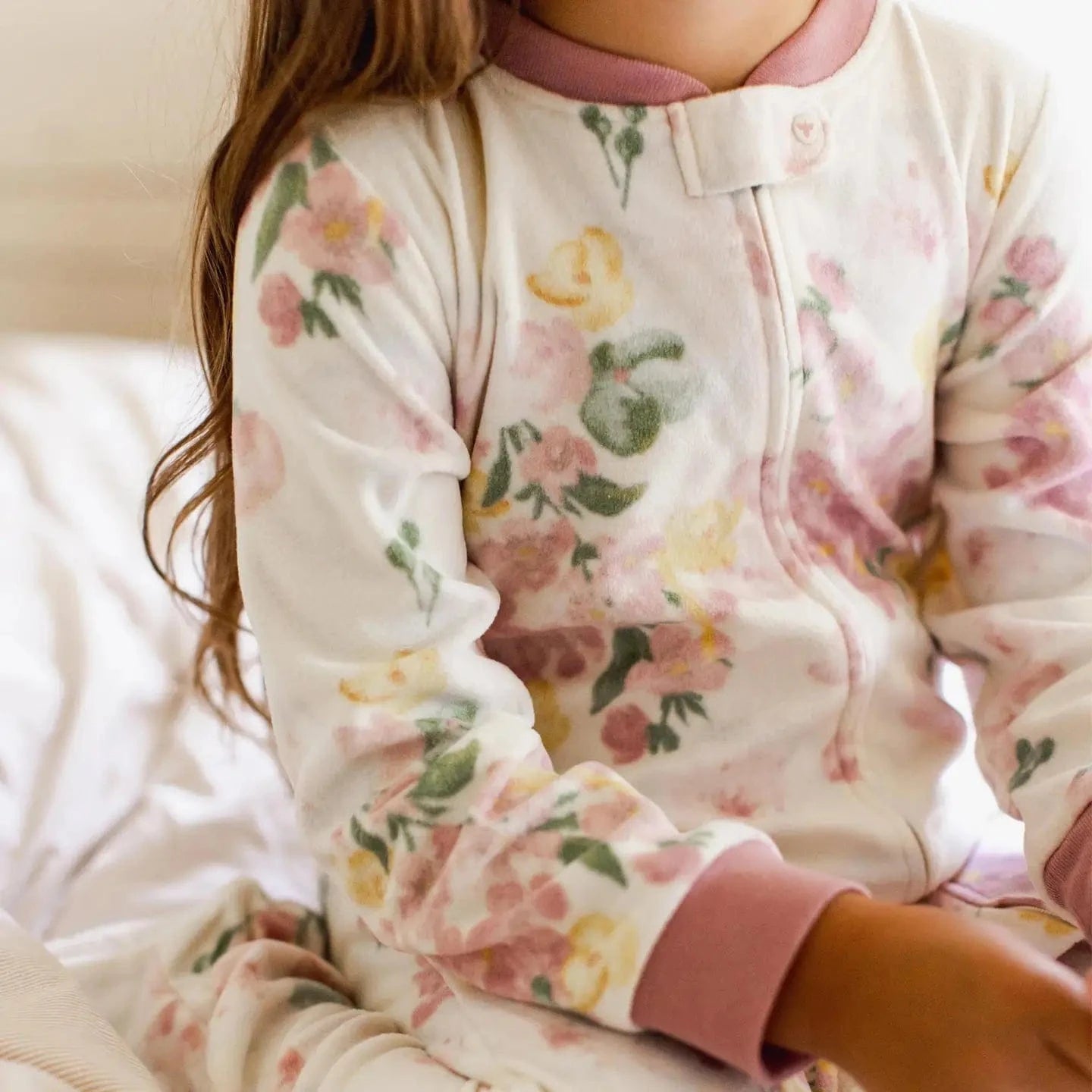 Floral Fields Polarbee™ Repreve® Fleece Pajamas Burt's Bees Baby Lil Tulips