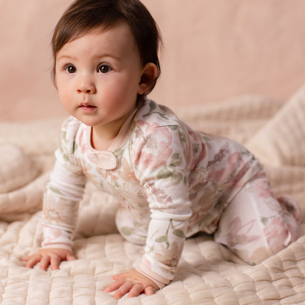 Flower Meadow Organic Cotton Sleep & Play Burt's Bees Baby Lil Tulips