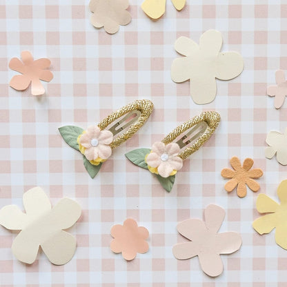 Flower Posy Clips Rockahula Kids buble Lil Tulips