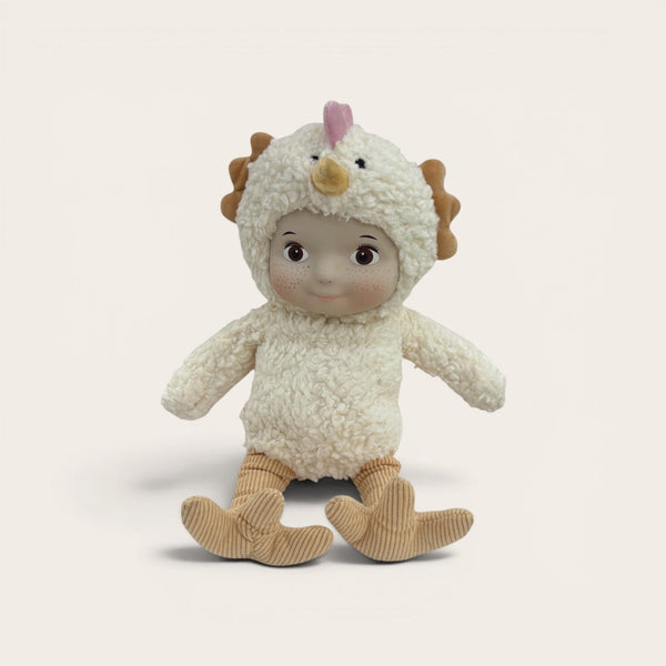 Flynn Chicken Daydreamers Doll and the little dog laughed Lil Tulips
