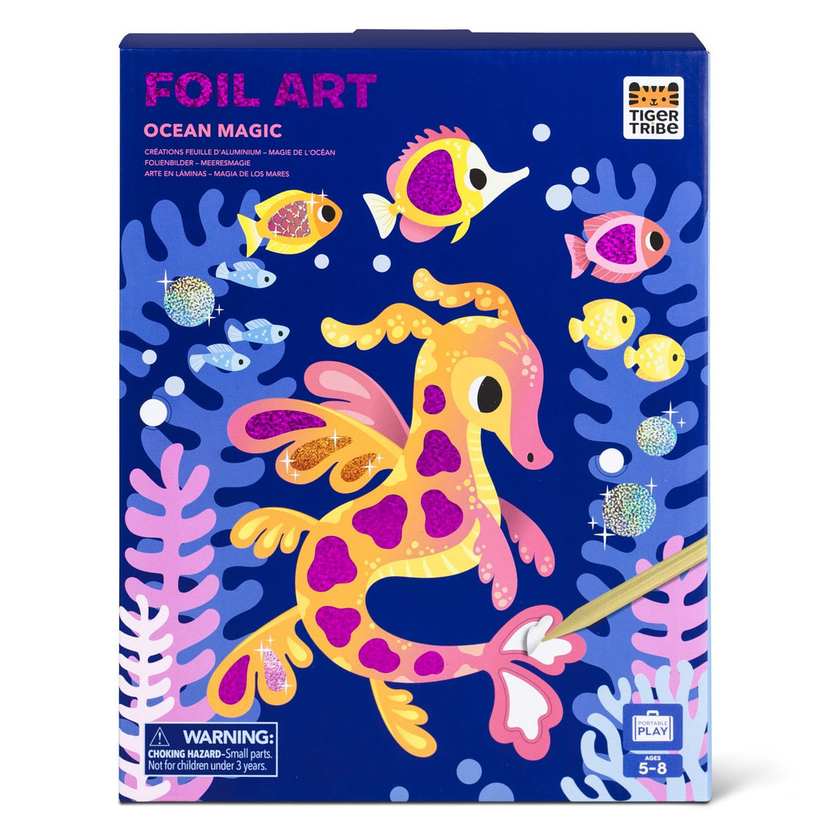 Foil Art - Ocean Magic Tiger Tribe Lil Tulips