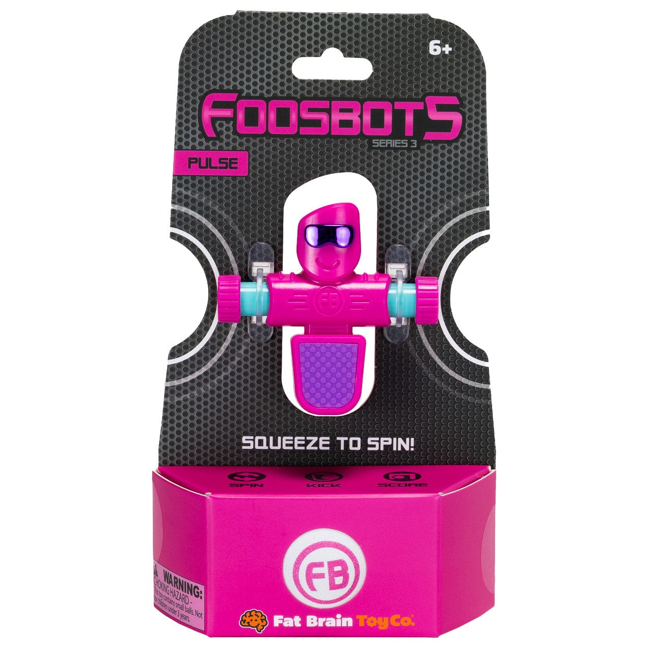 FoosBots Series 3 Single Pink Fat Brain Toys Lil Tulips