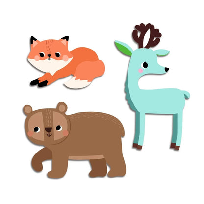 Forest Animal Baby Stickers Djeco Lil Tulips