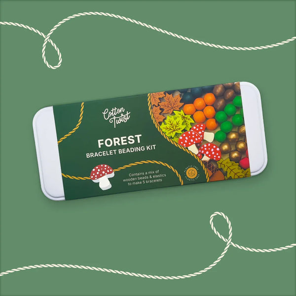 Forest Bracelet Bead Kit (In Tin) Cotton Twist Lil Tulips