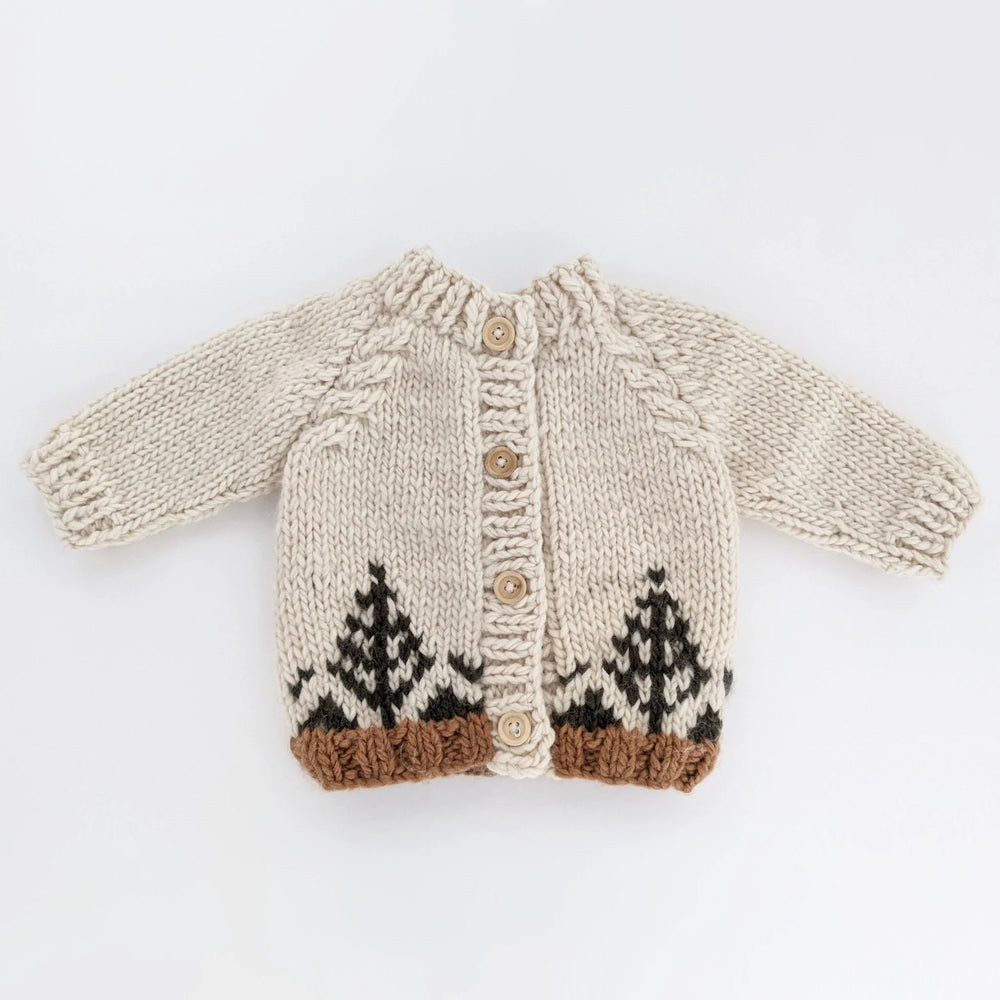 Forest Natural Cardigan Sweater