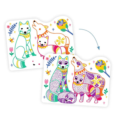 Forest Families Color Reveal Set Djeco Lil Tulips