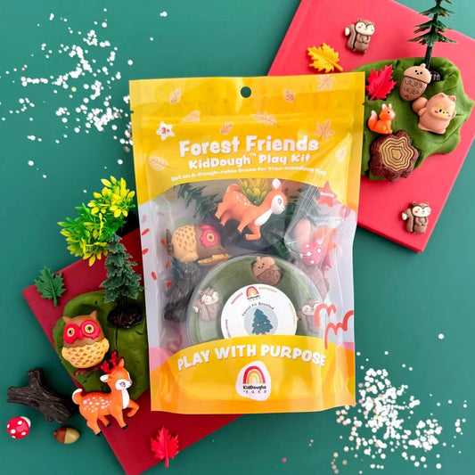 Forest Friends Kiddough Play Kit Earth Grown KidDoughs Lil Tulips
