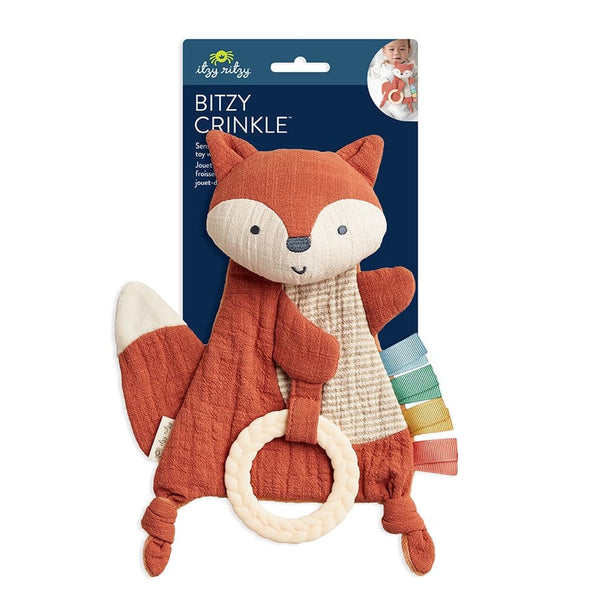Itzy Ritzy Fox Bitzy Crinkle™ Sensory Toy with Teether – product photo