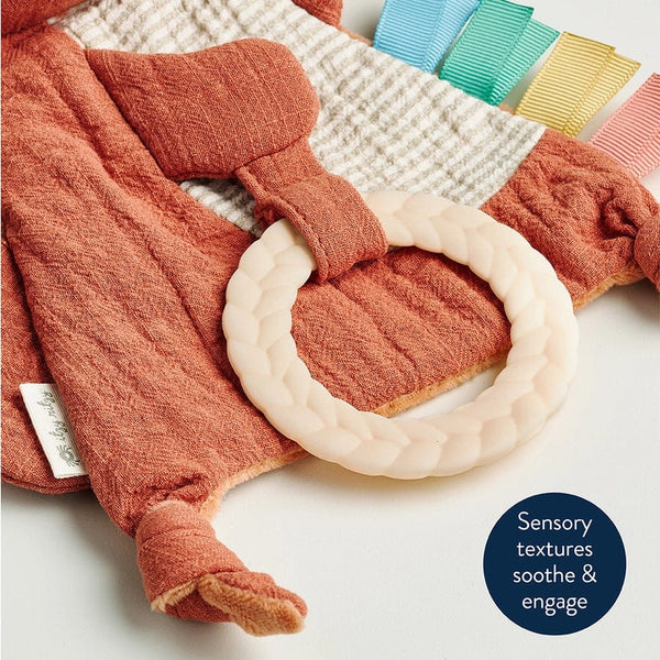 Itzy Ritzy Fox Bitzy Crinkle™ Sensory Toy with Teether – view 3
