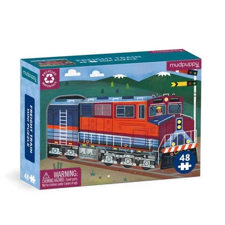 Freight Train 48 Piece Mini Puzzle Chronicle Books cpuzzle Lil Tulips