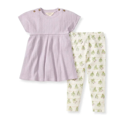 Fresh Herbs Toddler Tunic Set Burt's Bees Baby Lil Tulips