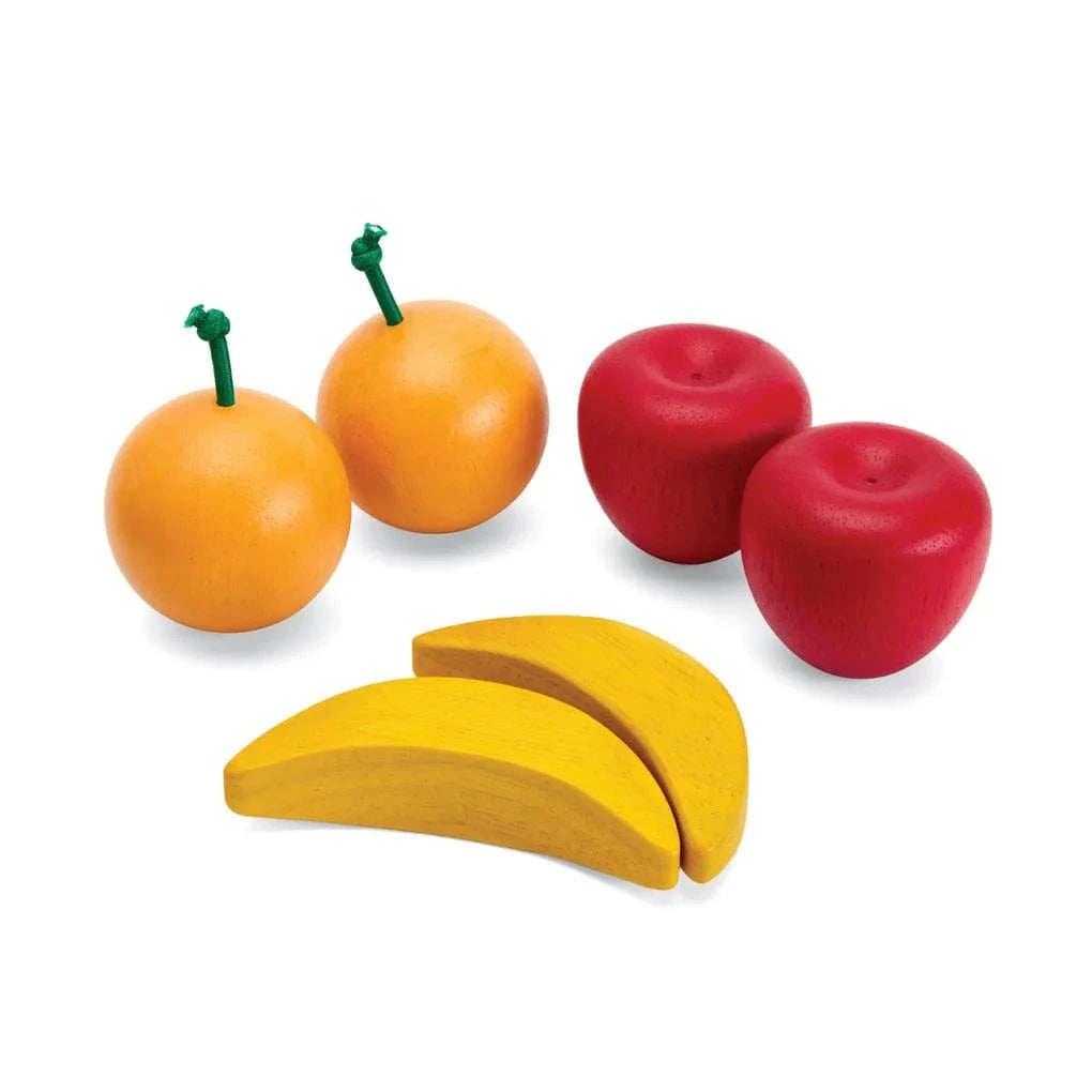 Fresh Produce Set A (Apples, Oranges & Bananas) Plan Toys Toys Lil Tulips