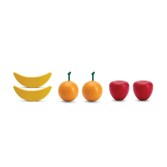Fresh Produce Set A (Apples, Oranges & Bananas) Plan Toys Toys Lil Tulips