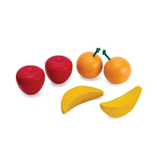 Fresh Produce Set A (Apples, Oranges & Bananas) Plan Toys Toys Lil Tulips