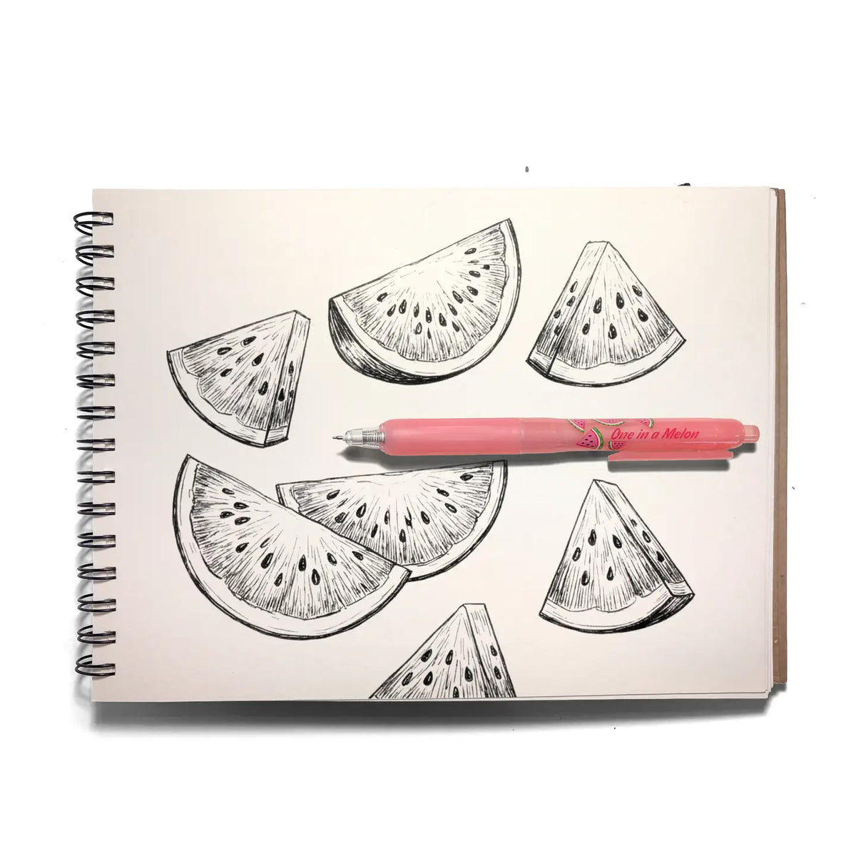 Fresh Squeezed Black Ink Scented Gel Pen - Watermelon OOLY Lil Tulips