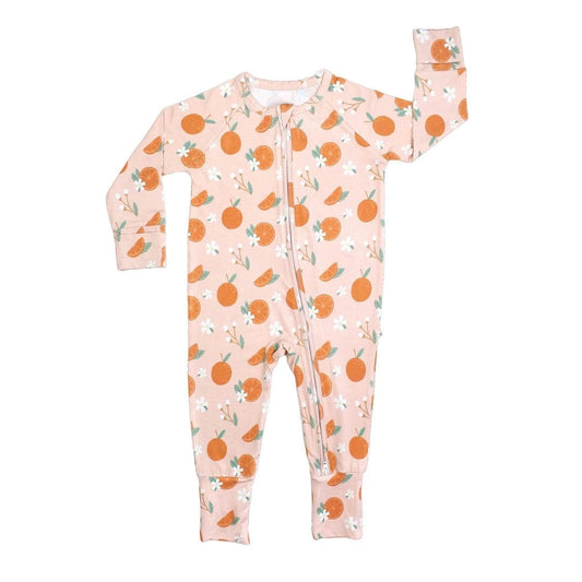 Freshly Squeezed Oranges Bamboo Convertible Pajamas Emerson and Friends Baby & Toddler Clothing Lil Tulips