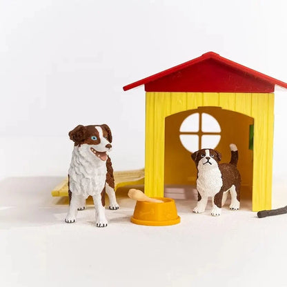 Friendly Dog House Farm Figurine Toys Play Set Schleich Lil Tulips