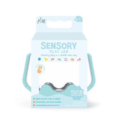 Frosty Blue Sensory Play Jar Glo Pals Lil Tulips