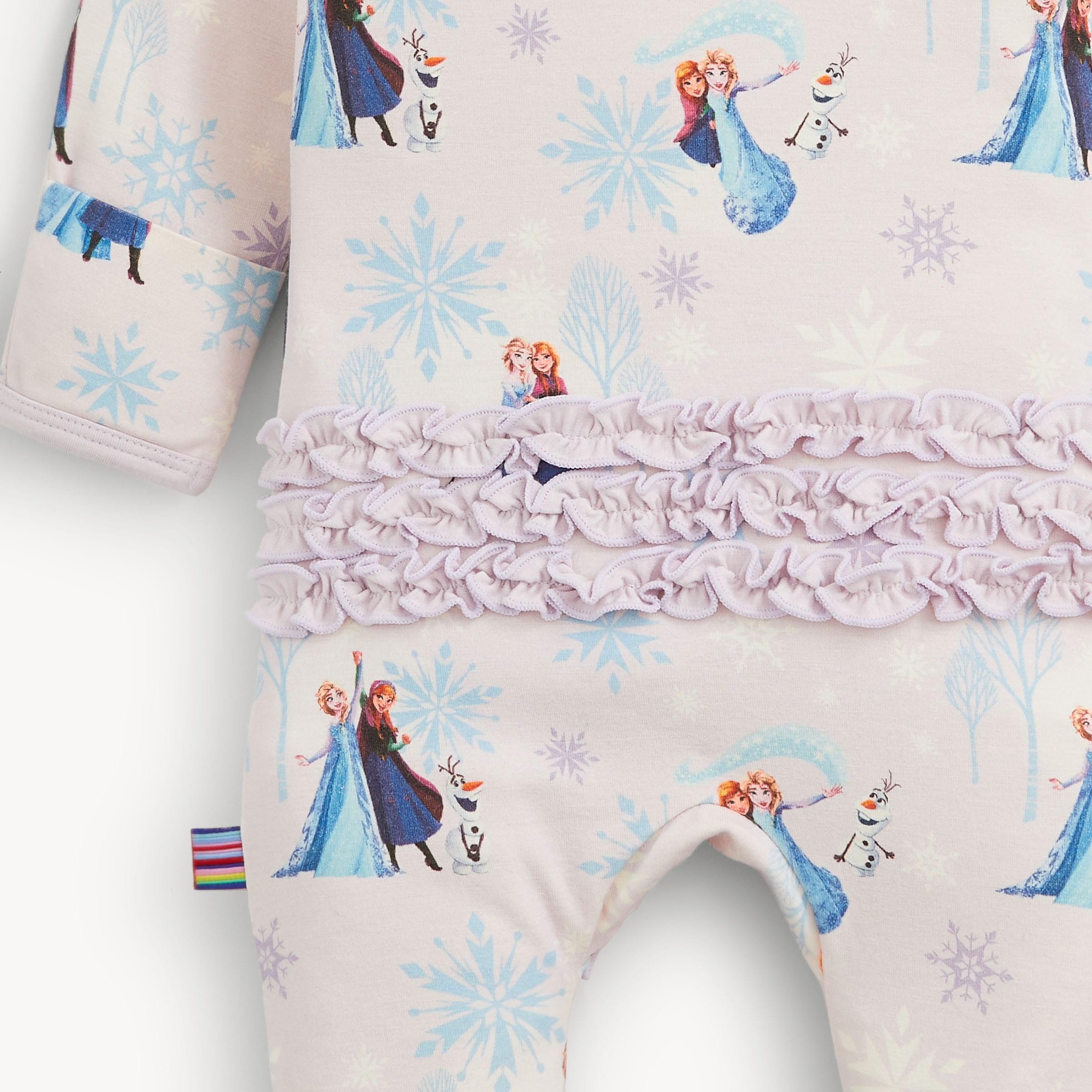 Frozen Right Fit Ruffle Magnetic Footie Magnetic Me Lil Tulips