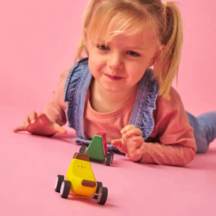 Fruit-Fun Pullback Cars - Pick Your Color Kikkerland Designs Lil Tulips