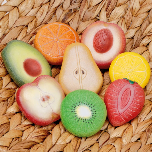 Fruit Sensory Play Stones Yellow Door US LLC Lil Tulips