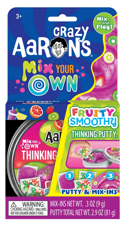 Fruity Smoothy - Mix It Full Size 4" Thinking Putty Tin Crazy Aaron's Putty World Lil Tulips