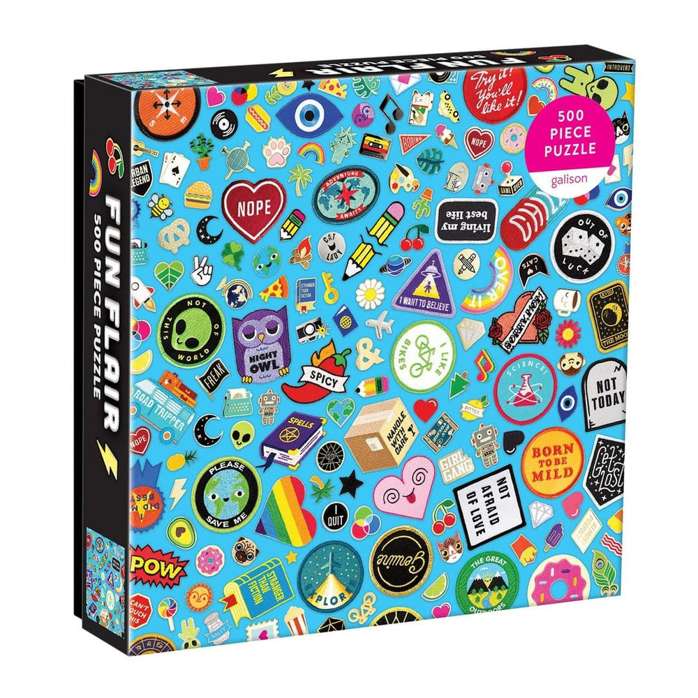 Fun Flair 500 Piece Puzzle Chronicle Books cpuzzle Lil Tulips