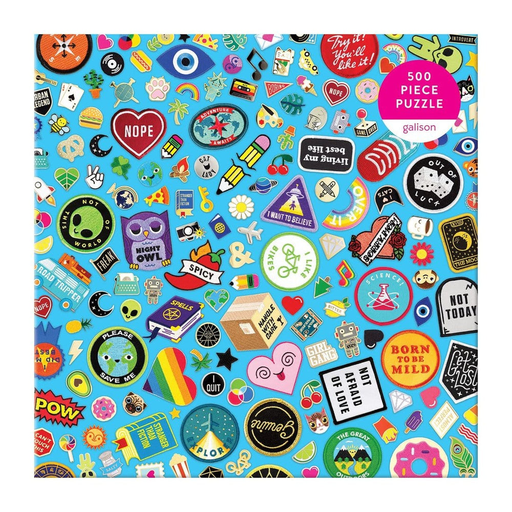 Fun Flair 500 Piece Puzzle Chronicle Books cpuzzle Lil Tulips