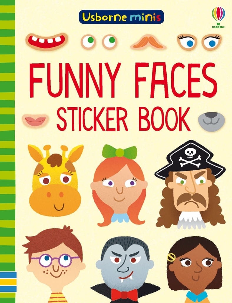 Funny Faces Sticker Book - Mini Activities Harper Collins Childrens Lil Tulips