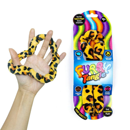 Furry Tangle® Plush Sensory Fidget Toy- Leopard Tangle Creations Lil Tulips