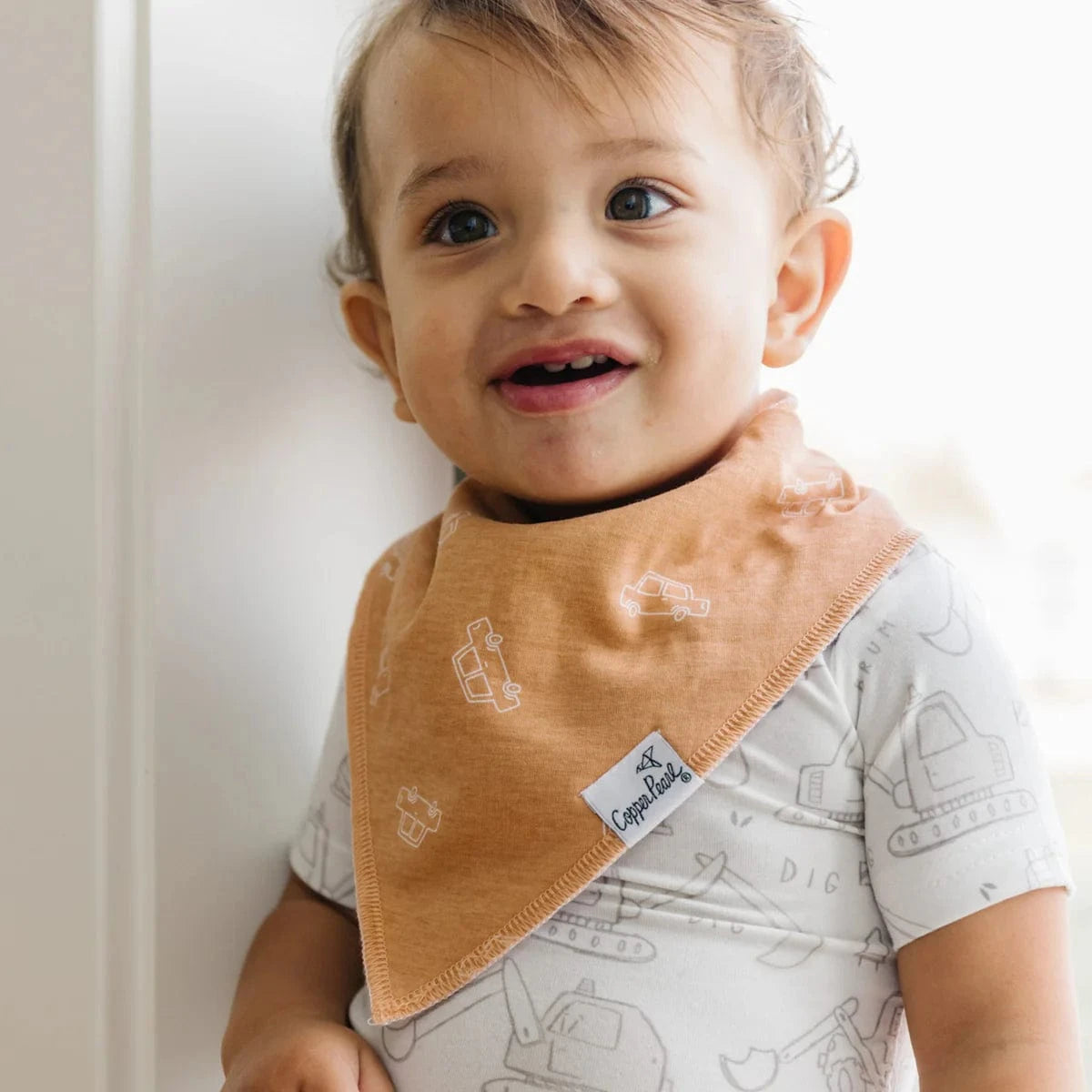 Gage Bandana Bibs Copper Pearl Lil Tulips