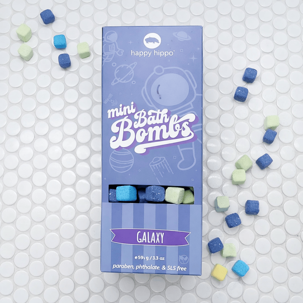Galaxy Mini Bubble Bombs- Box Happy Hippo Bath Lil Tulips
