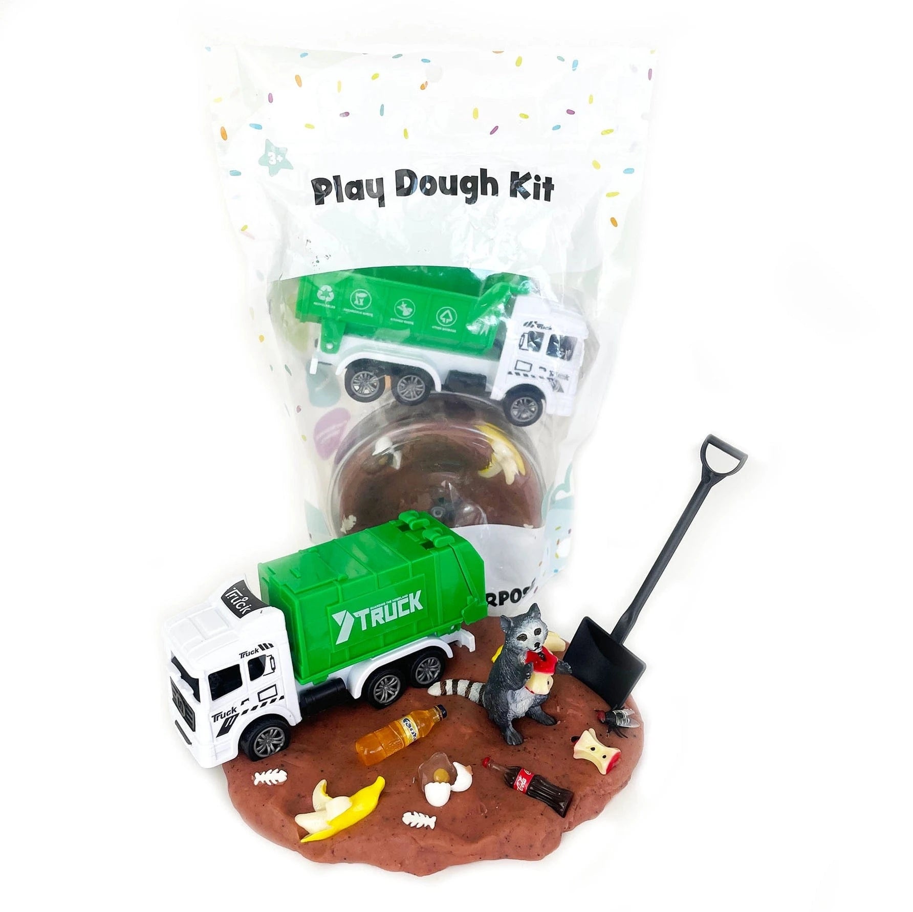 Garbage (Root Beer) Kiddough Play Kit Earth Grown KidDoughs Lil Tulips