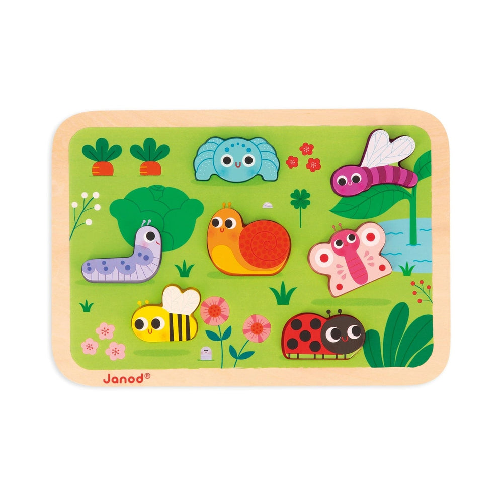 Garden Chunky Puzzle Janod Lil Tulips