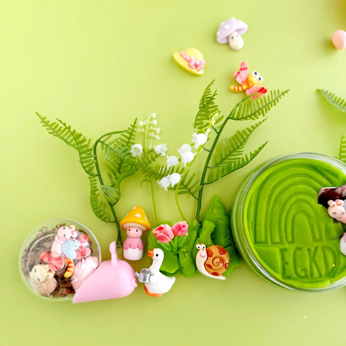 Garden Sensory Play Dough Kit Earth Grown KidDoughs Lil Tulips