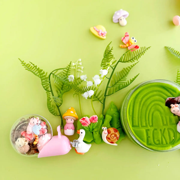 Garden Sensory Play Dough Kit Earth Grown KidDoughs Lil Tulips
