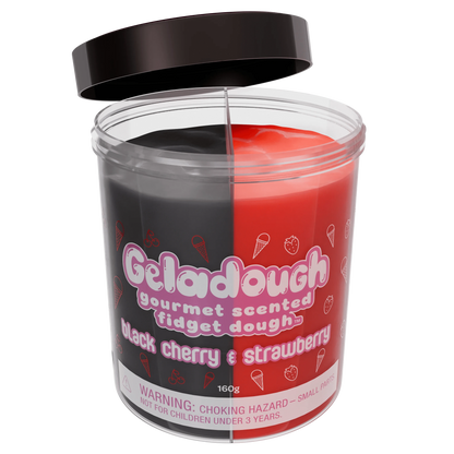 Geladough - Gourmet Scented Slime Dough Black Cherry & Strawberry Scentco Lil Tulips