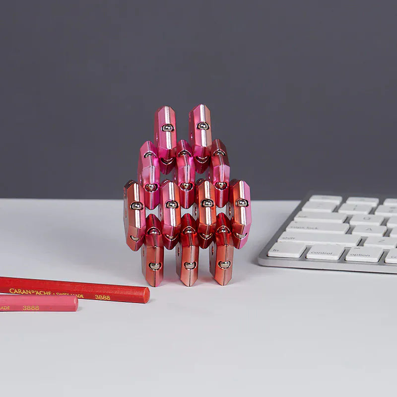 Geode Chrome Magnetic Fidget - Stellar Speks Lil Tulips