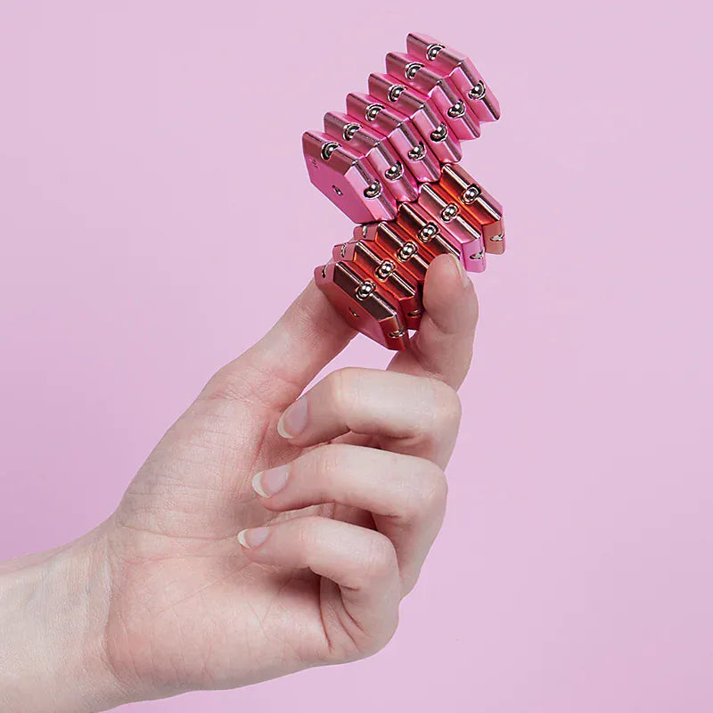 Geode Chrome Magnetic Fidget - Stellar Speks Lil Tulips