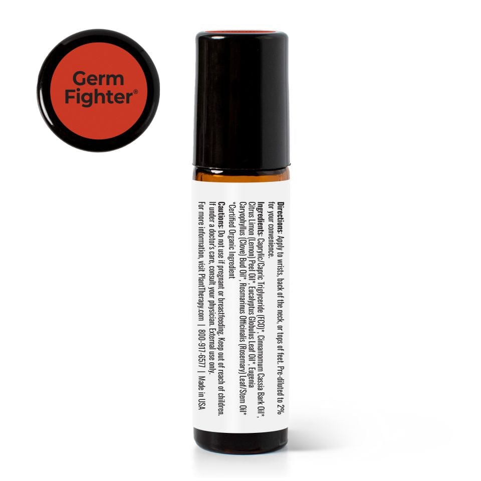 Germ Fighter Essential Oil Blend Pre-Dilluted Roll-On Plant Therapy Plant Therapy Lil Tulips