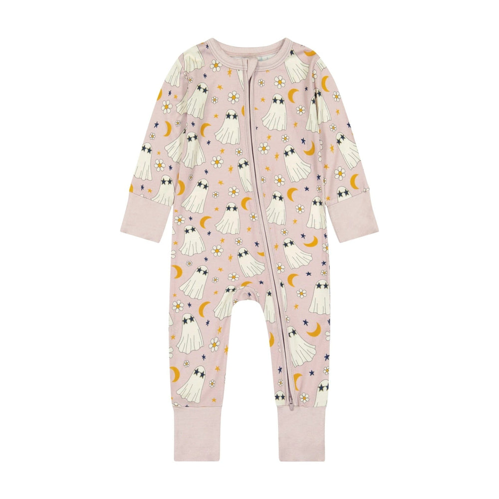 Ghouls Just Want To Have Fun Halloween Bamboo Footless Zip Romper Bird & Bean Baby & Toddler Clothing Lil Tulips