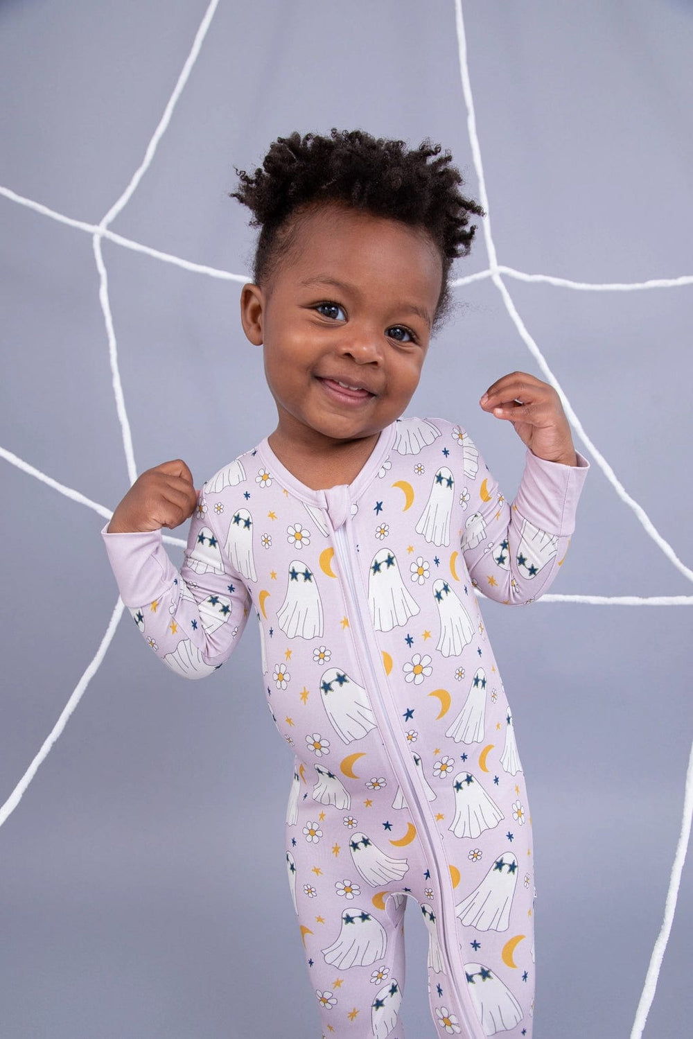 Ghouls Just Want To Have Fun Halloween Bamboo Footless Zip Romper Bird & Bean Baby & Toddler Clothing Lil Tulips