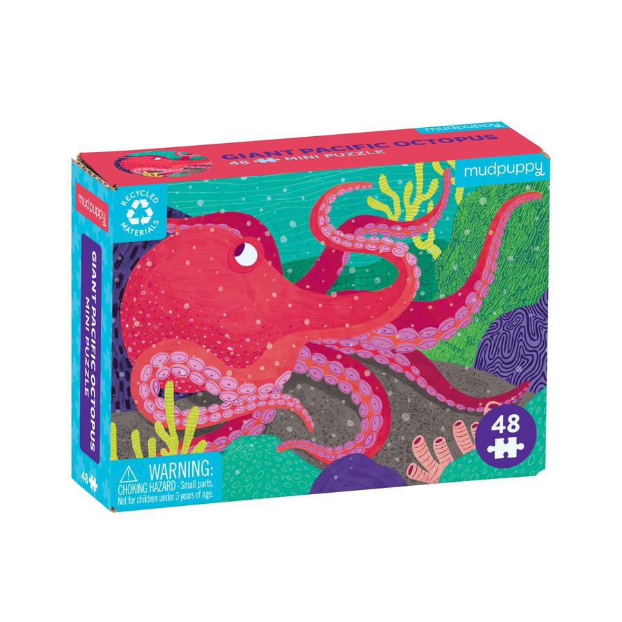Giant Pacific Octopus Mini Puzzle Chronicle Books cpuzzle Lil Tulips